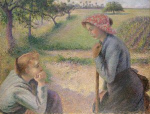 Deux jeunes paysannes - Camille Jacob Pissarro
