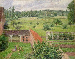 Vue de ma fenêtre, Éragny-sur-Epte - Camille Pissarro