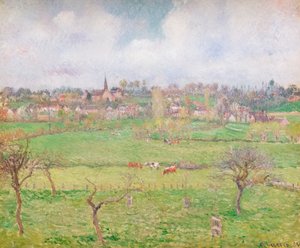 Vue de Bazincourt - Camille Pissarro
