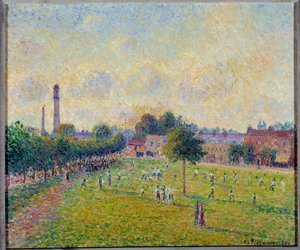 Vue du green de Kew à Londres en 1892 - Camille Jacob Pissarro