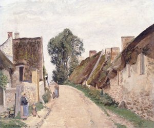 Rue du village, Auvers-sur-Oise, 1873