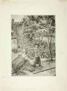Femme Vidant une Brouette - Camille Pissarro
