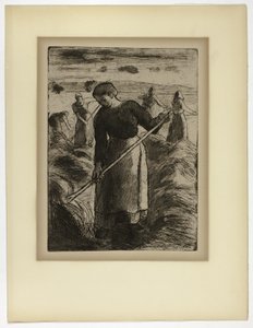 Faneuse à Éragny - Camille Pissarro
