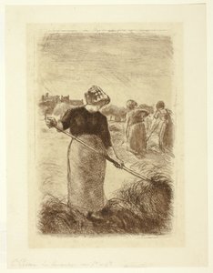 Femmes retournant le foin - Camille Pissarro