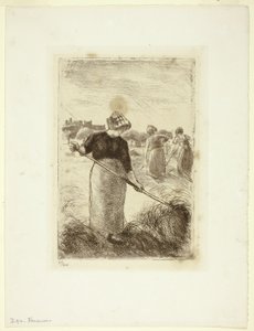 Femmes jetant le foin - Camille Pissarro