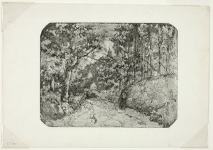 Chemin Boisé à Pontoise - Camille Pissarro