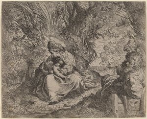 Le Repos pendant la fuite en Égypte - Camillo Procaccini