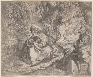 Le repos pendant la fuite en Égypte, 1587-1590 - Camillo Procaccini