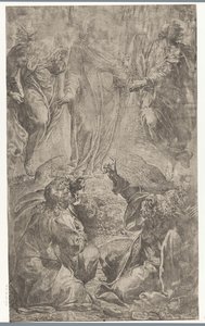 La transfiguration du Christ sur le mont Thabor - Camillo Procaccini