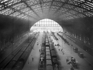 Gare de St Pancras, Camden, Londres, 1895 - Campbell