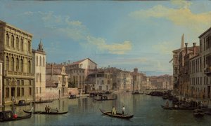 Le Grand Canal de Venise, du Palazzo Flangini au Campo San Marcuola - Canaletto (Giovanni Antonio Canal)