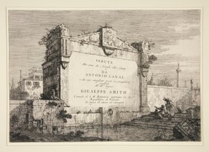 Planche de titre, de la série Vedute - Canaletto (Giovanni Antonio Canal)