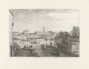 Embarcadère à Dolo - Canaletto