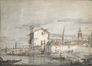 Une île dans la lagune