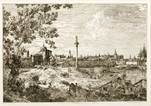 Vue imaginaire de Padoue - Canaletto