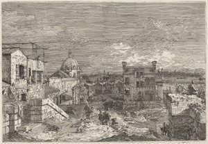 Vue imaginaire de Venise, 1741