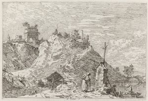 Paysage avec le Pèlerin en Prière - Canaletto