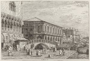 Le Preson. V. [en bas à gauche], vers 1735-1746 - Canaletto