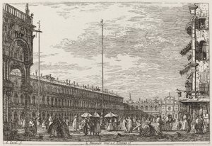 Le Procuratie niove et S. Ziminian - Canaletto