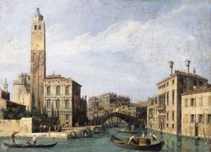 Le Grand Canal avec San Geremia, Palazzo Labia et l