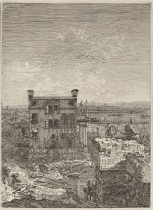 La maison avec le péristyle - Canaletto