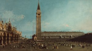 La Piazza San Marco, Venise, 1742-1745