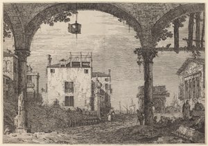 Le portique avec la lanterne, vers 1735-1746