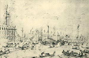 Venise : Le Bacino di San Marco le jour de l