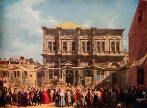 Venise : La fête de la Saint-Roch, 1735, 1938 - Giovanni Antonio Canal