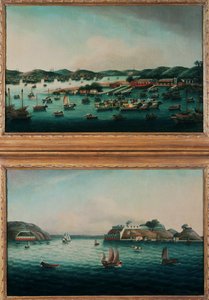 Port de Hong Kong et Bouche du Tigre - Cantonese School