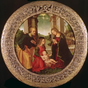 La Sainte Famille avec un ange