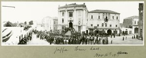 Hôtel de ville de Jaffa, 16 novembre 1917