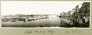 Quai de débarquement de Jaffa, 2 décembre 1917 - Capt. Arthur Rhodes
