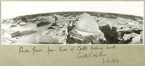 Khan Yunis depuis la tour du château, sud de la Palestine, juillet 1917 - Capt. Arthur Rhodes
