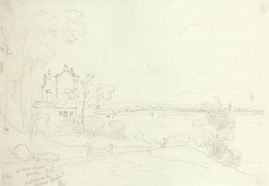 À Newnham regardant vers l