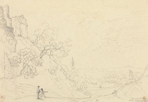 Depuis le donjon du château de Carisbrooke, 18 mai 1829 - Capt. Thomas Hastings