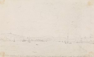 Dans la rade de Cowes, 6 juin 1826, depuis le 