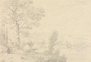 Vue sur le pont de Wootton, île de Wight, août 1828 - Capt. Thomas Hastings