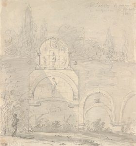 Vestiges saxons dans un jardin à Canterbury - Capt. Thomas Hastings