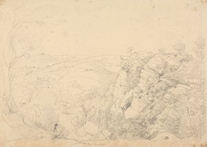 Croquis des rochers de Chudleigh, Devon