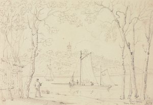West Cowes, depuis l