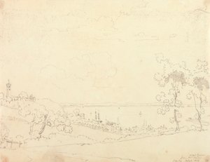 West Cowes depuis chez Mme Baily, 8 juillet 1826 - Capt. Thomas Hastings
