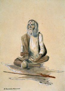Un mendiant religieux, Inde - Captain Cornelius Francis James