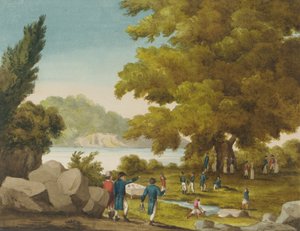 La Fontaine du Bashaw, Santa Maura, Grèce - Captain George Francis Lyon