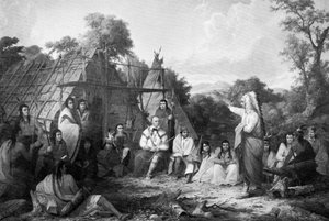 Le Conseil indien - Captain Seth Eastman