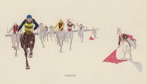 Illustration pour Les Courses Dans L