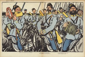 Visite du président Loubet en Russie, illustration pour Le Rire