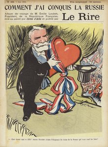 Visite du président Loubet en Russie, illustration pour Le Rire