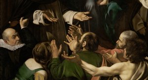Madone du Rosaire - Michelangelo Merisi da  Caravaggio
