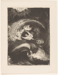 Pigeon dans la tempête - Carel Adolph Lion Cachet